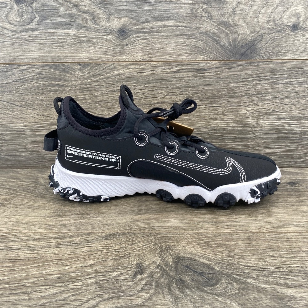 Nike Future Field Turf Shoes Kids 5.5Y Black White DJ6949-002 - Picture 4 of 9